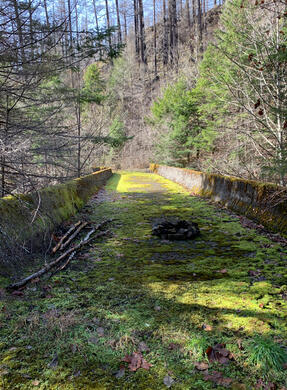 The Old Concrete Bridge Near Wash Creek